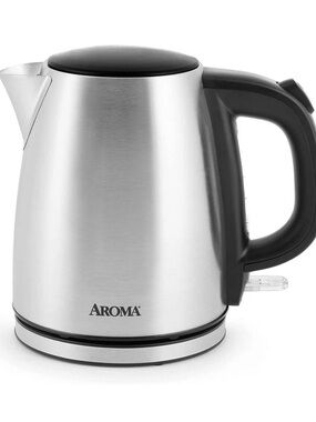 Aroma 1 Liter Stainless Steel Electric Kettle- NEW